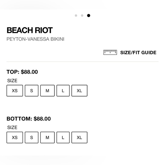 Beach Riot Peyton - Vanessa Bikini Set in Tan size L - Picture 13 of 15